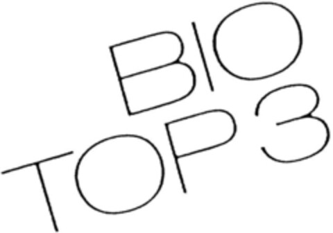 BIO TOP 3 Logo (DPMA, 17.08.1990)