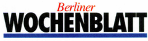 Berliner WOCHENBLATT Logo (DPMA, 02/16/2000)