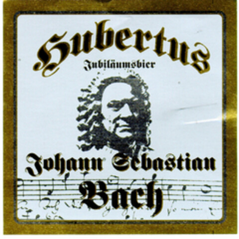 Hubertus Jubiläumsbier Johann Sebastian Bach Logo (DPMA, 05/15/2001)