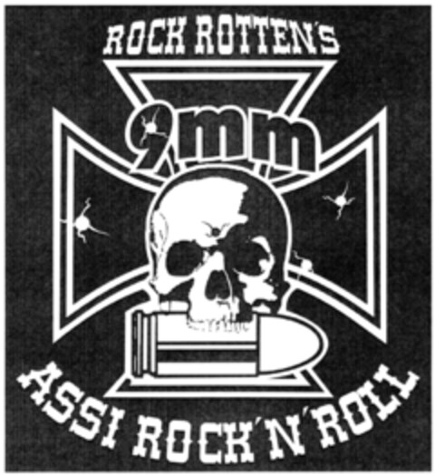 ROCK ROTTEN'S 9mm ASSI ROCK'N'ROLL Logo (DPMA, 30.06.2010)