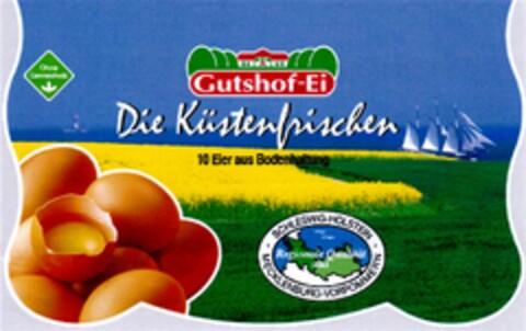 Gutshof-Ei Die Küstenfrischen Logo (DPMA, 20.05.2011)