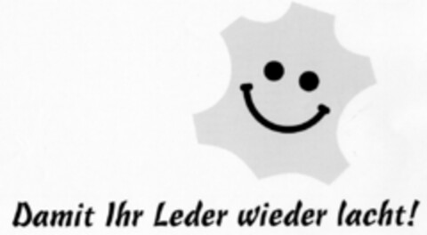 Damit Ihr Leder wieder lacht! Logo (DPMA, 05/08/2013)
