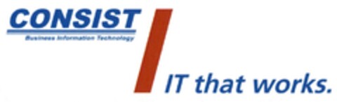 CONSIST IT that works. Logo (DPMA, 03/26/2015)