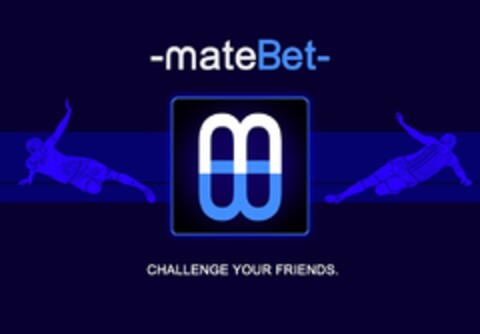 -mateBet- CHALLENGE YOUR FRIENDS. Logo (DPMA, 15.10.2016)