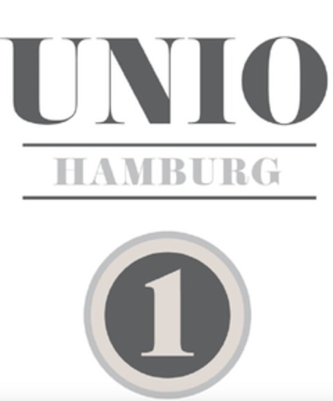 UNIO HAMBURG 1 Logo (DPMA, 29.03.2018)