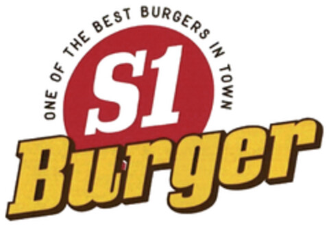 ONE OF THE BEST BURGERS IN TOWN S1 Burger Logo (DPMA, 29.07.2021)