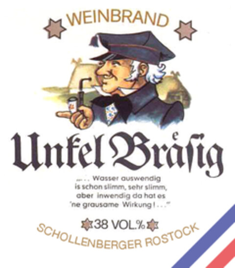 WEINBRAND Unkel Bräsig SCHOLLENBERGER ROSTOCK Logo (DPMA, 12.11.2021)