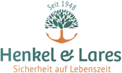 Seit 1948 Henkel & Lares Sicherheit auf Lebenszeit Logo (DPMA, 04.03.2023)