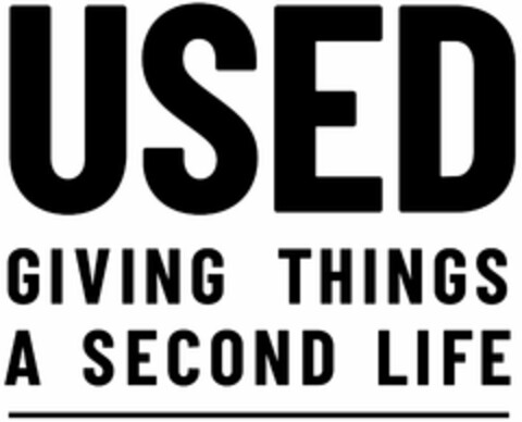 USED GIVING THINGS A SECOND LIFE Logo (DPMA, 22.02.2023)