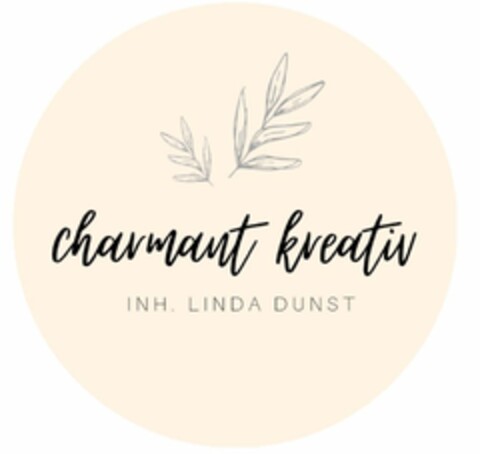 charmant kreativ INH. LINDA DUNST Logo (DPMA, 19.07.2023)