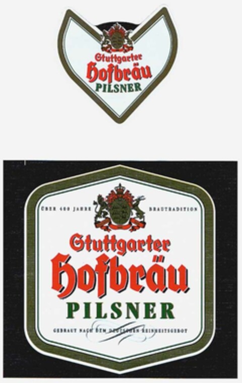 Stuttgarter Hofbräu PILSNER Logo (DPMA, 16.03.2002)