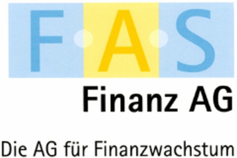 FAS Finanz AG Die AG für Finanzwachstum Logo (DPMA, 23.11.2005)