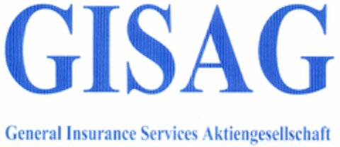 GISAG General Insurance Services Aktiengesellschaft Logo (DPMA, 12/09/2005)