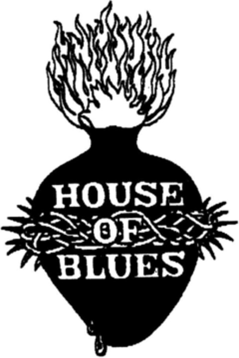 HOUSE OF BlUES Logo (DPMA, 04/27/1995)