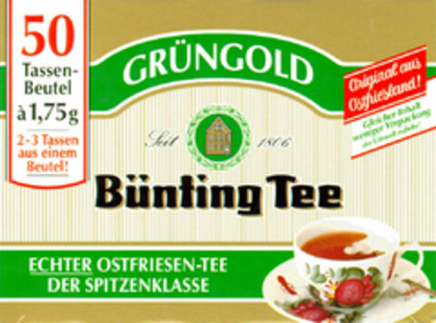 Bünting Tee Logo (DPMA, 07/27/1995)