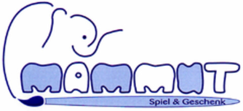 MAMMUT Spiel & Geschenk Logo (DPMA, 08/07/1996)