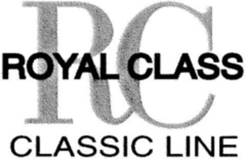 RC ROYAL CLASS CLASSIC LINE Logo (DPMA, 16.06.1997)