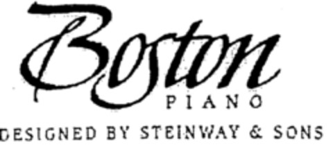 Boston PIANO DESIGNED BY STEINWAY & SONS Logo (DPMA, 25.11.1997)