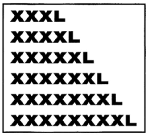 XXXL Logo (DPMA, 04/28/1998)