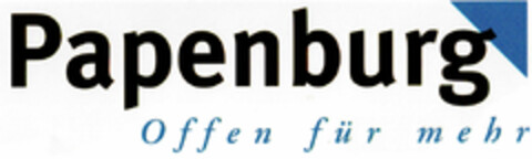 Papenburg Offen für mehr Logo (DPMA, 27.10.1998)