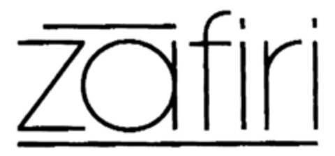 zafiri Logo (DPMA, 01/21/1999)