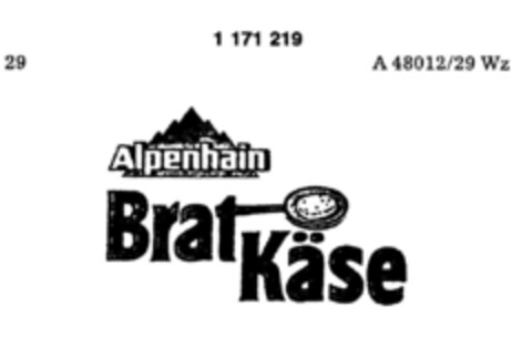 Alpenhain Brat Käse Logo (DPMA, 23.04.1990)