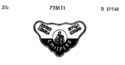 CHISPERO Logo (DPMA, 02.03.1959)