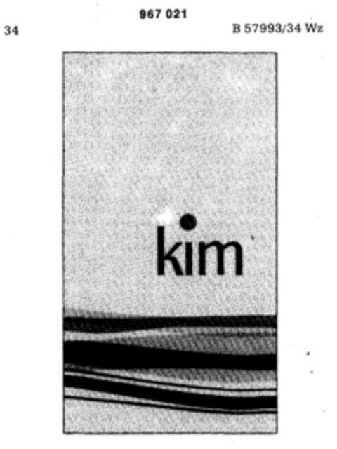 kim Logo (DPMA, 01.04.1977)