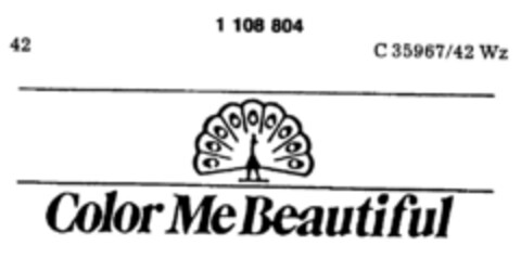 Color Me Beautiful Logo (DPMA, 23.12.1986)