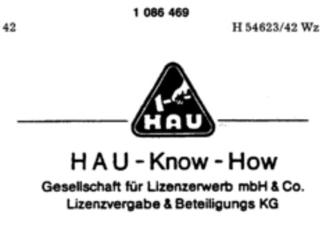 HAU - Know - How Logo (DPMA, 11.07.1985)