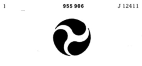 955906 Logo (DPMA, 23.12.1975)