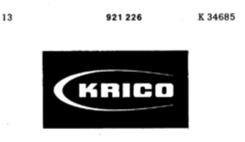 KRICO Logo (DPMA, 26.06.1973)