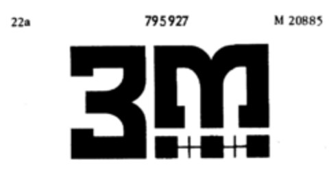 3 M Logo (DPMA, 04/01/1963)