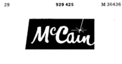 McCain Logo (DPMA, 10.10.1972)