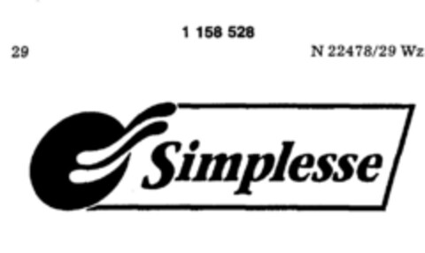 Simplesse Logo (DPMA, 19.06.1989)