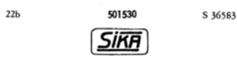 SIKA Logo (DPMA, 26.04.1937)