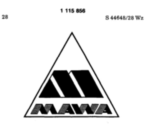 MAWA Logo (DPMA, 03.04.1987)