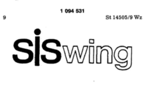 siswing Logo (DPMA, 04.12.1985)