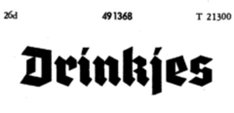 Drinkjes Logo (DPMA, 09/18/1936)