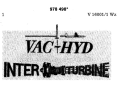 VAC-HYD INTER TURBINE Logo (DPMA, 07.08.1978)