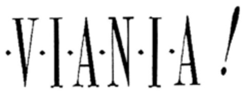 VIANIA! Logo (DPMA, 13.09.1991)