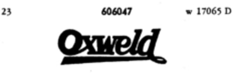 Oxweld Logo (DPMA, 03.05.1949)