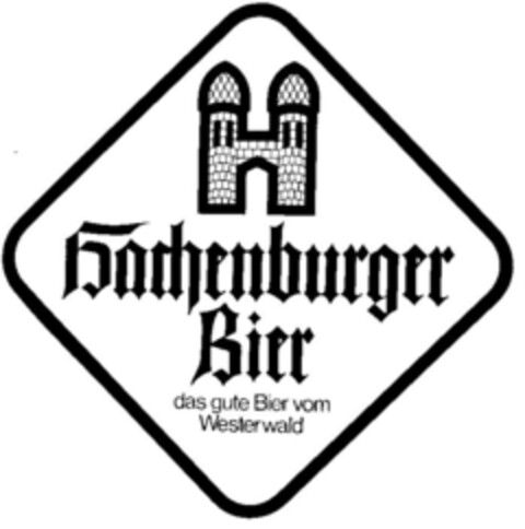 Hachenburger Bier das gute Bier vom Westerwald Logo (DPMA, 23.01.1976)