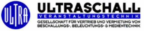 ULTRA ULTRASCHALL VERANSTALTUNGSTECHNIK Logo (DPMA, 01/29/2000)