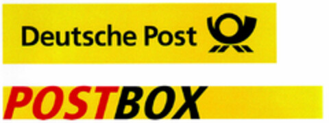 Deutsche Post POSTBOX Logo (DPMA, 01.03.2001)