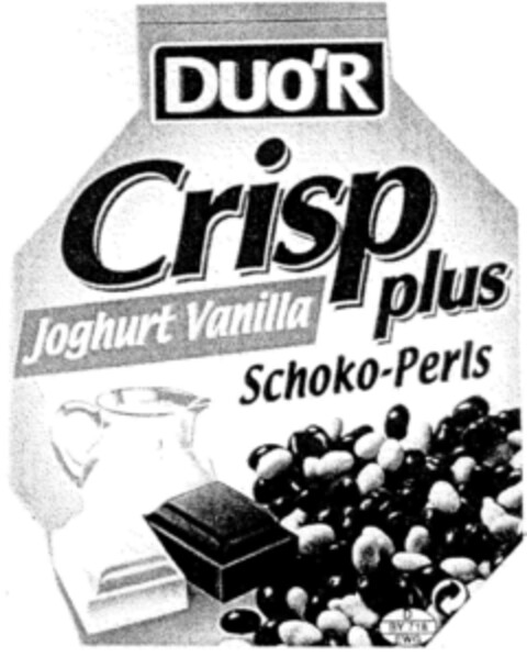 DUO'R Crisp Joghurt Vanilla plus Schoko-Perls Logo (DPMA, 16.07.2001)