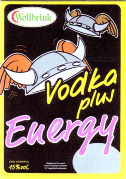 Vodka plus Energy Logo (DPMA, 22.04.2008)