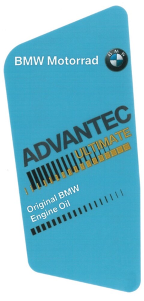 BMW Motorrad ADVANTEC ULTIMATE Original BMW Engine Oil Logo (DPMA, 27.10.2015)