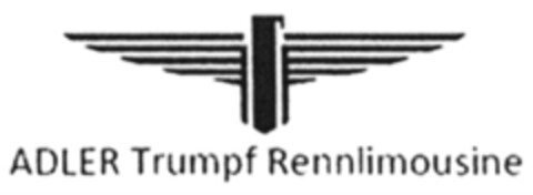 ADLER Trumpf Rennlimousine Logo (DPMA, 27.07.2017)