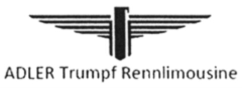 ADLER Trumpf Rennlimousine Logo (DPMA, 07/27/2017)